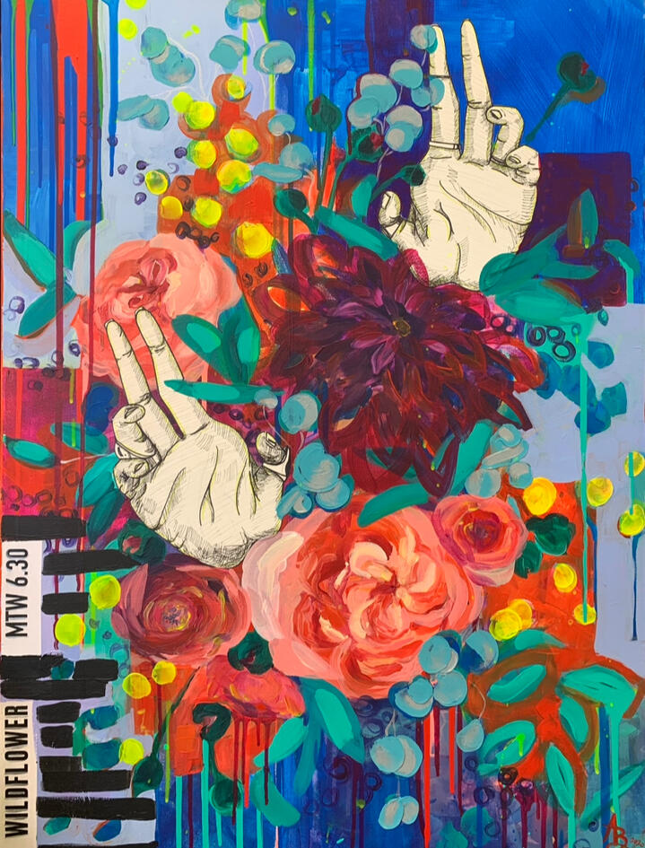 Prettier Than Solomon, Mixed Media, 2020